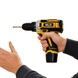 Шуруповёрт на 2 аккумулятора 12v с большим набором инструментов MLD Черный кейс