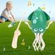 Игрушка аккумуляторная со световыми и звуковыми эффектами Танцующий осьминог 158-21C Зеленая