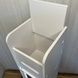Тумба в ванную комнату со шкафчиками и отделением для туалетной бумаги ven-1289-C43 Белая