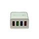 Зарядное устройство Fast Charge 220v на 4 USB D22 Белый