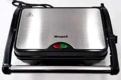 Притискний контактний гриль WimpeX WX-1066 (1500 Вт) Сірий