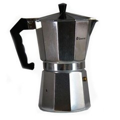 Гейзерная кофеварка Domotec DT-2709 на 9 чашек Серебро