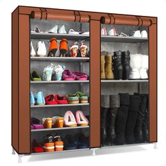 Тканинний шафа для взуття Shoe Cabinet 6 Layer 6510 Коричневий