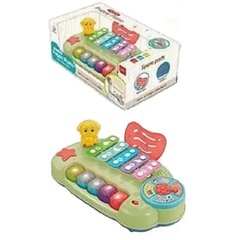 Іграшка Ксилофон з підсвічуванням та музикою від батарейок Puppy Piano Зелений