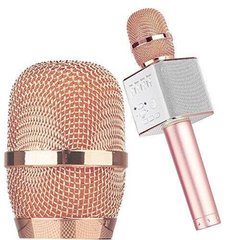 Караоке-мікрофон Q9 rose-gold