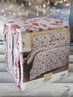 Постельное белье Cotton collection 41848 Фланель Хлопок Полуторный размер