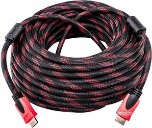 Кабель HDMI-HDMI v1.4 LogicPower 20m Black/Red