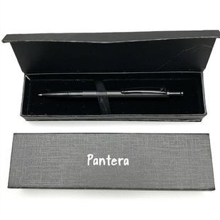 Ручка шариковая металлическая в подарочном футляре Pantera Черная