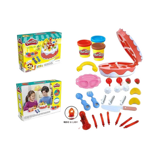 Набор теста для лепки 3 баночки с формами Cake Mountain Play-Doh