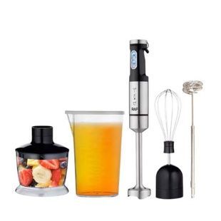 Блендер погружной с измельчителем 5в1 500мл 900Вт Blender Set R.363 Черный
