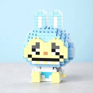Конструктор Лабубу 250 деталей BRICKS Labyby Голубой