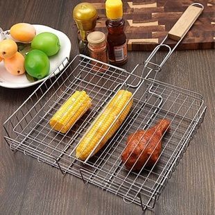 Решетка для гриля из нержавеющей стали сетка 33x26x6см UNIQUE UN-2201