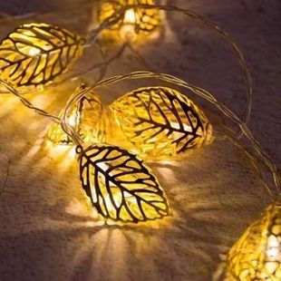 Гірлянда LED Листки металеві 3м 220V.