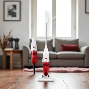 Пылесос ручной вертикальный с НЕРА-фильтром 2в1 600Вт Vaccum Cleaner R.8708R Красный