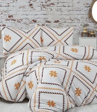 Постільна білизна Belizza Kilim kahve Ранфорс Бавовна Полуторний розмір