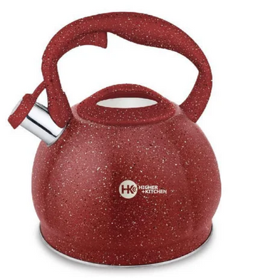 Чайник со свистком HIGHER+KITCHEN ZP-020 3.5 л Кирпичный