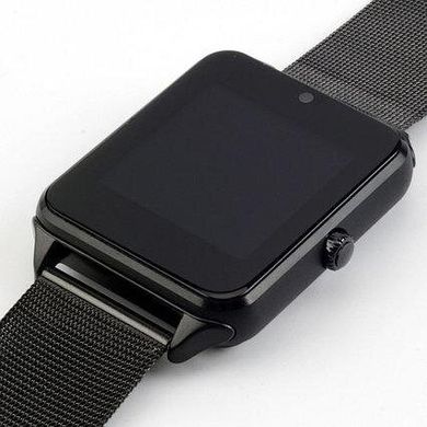 Розумний годинник Smart Watch X7 black з металевим ремінцем