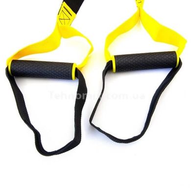 Петлі тренувальні для кросфіту TRX Чорно-жовті