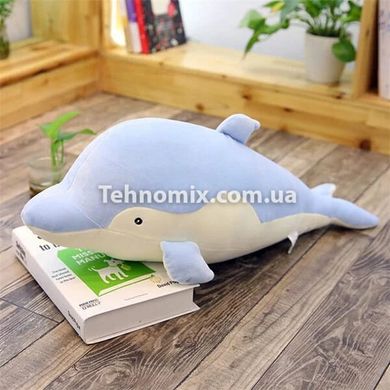 Мягкая игрушка-подушка дельфин 50 см Синий