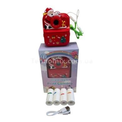 Фотоаппарат моментальной печати Санта Digital Color А-2124 Красный