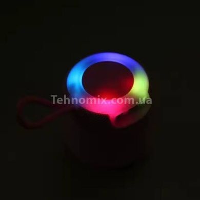 Колонка аккумуляторная Bluetooth с подсветкой SH 309 BT BLK/BLUE/SILVER Черная