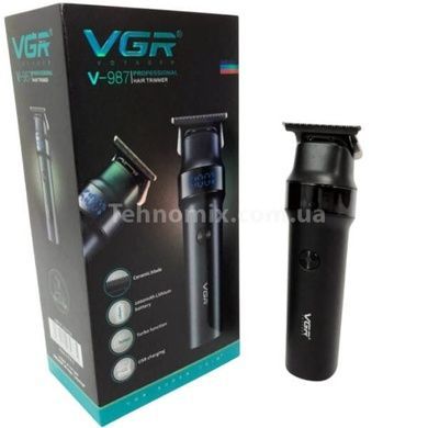 Триммер 4 керамические насадки VGR V-987 Черный