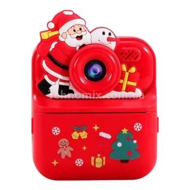 Фотоаппарат моментальной печати Санта Digital Color А-2124 Красный