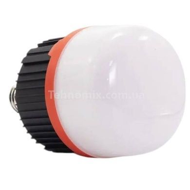 Кемпінгова лампа зі знімним акумулятором 18650 15Вт Type-C LED Emergency Bulb BL566 Біла з чорним