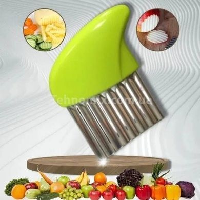 Слайсер из нержавеющий стали для продуктов Зеленый