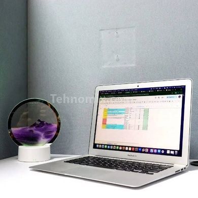 Лампа настольная Песочные горы 3D RGB ночник с USB Фиолетовый песок