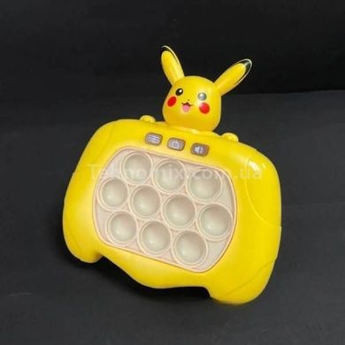 Игрушка антистресс Pop it PRO Pikachu Pokemon Желтый