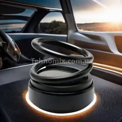 Освіжувач повітря в авто на сонячній батареї Soaring Solar Power Car Aroma Чорний
