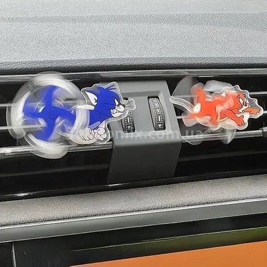 Набор декора в авто с креплением на дефлектор Tom and Jerry in Car