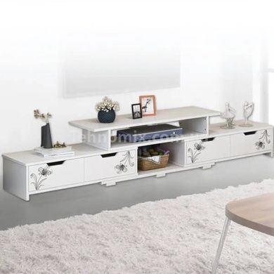 Тумба под телевизор в гостиную 30*196*35см STL-MD 80 Белая