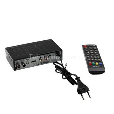 Тюнер цифровой DVB-T2 с поддержкой WiFi адаптера UKC T2-0968 Черный