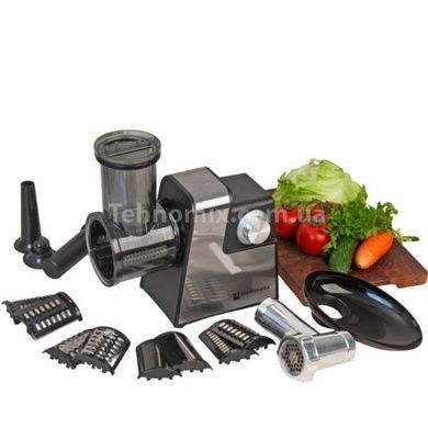 Мясорубка-овощерезка 10in1 со сменными насадками Hoffmans HM-277 (1000W)