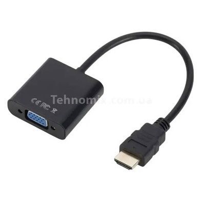 Конвертер HDMI на VGA Черный
