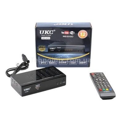 Тюнер цифровой DVB-T2 с поддержкой WiFi адаптера UKC T2-0968 Черный