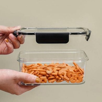 Набор пластиковых пищевых контейнеров с крышками 3шт Safe jar AND LY-1124