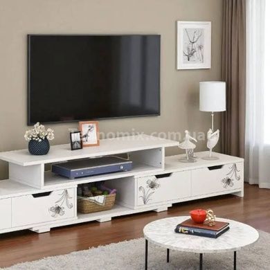 Тумба под телевизор в гостиную 30*196*35см STL-MD 80 Белая