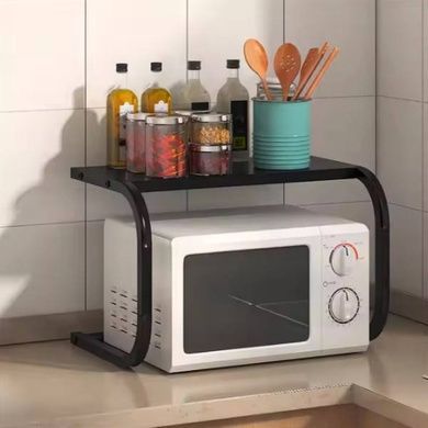 Полка кухонная над микроволновкой Microwave rack AND 979 Черная