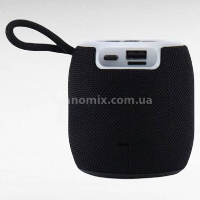 Колонка аккумуляторная Bluetooth с подсветкой SH 309 BT BLK/BLUE/SILVER Черная