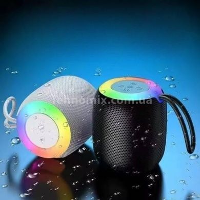Колонка аккумуляторная Bluetooth с подсветкой SH 309 BT BLK/BLUE/SILVER Черная