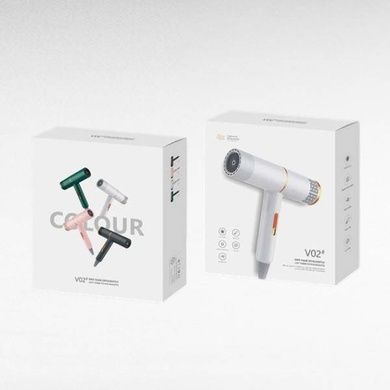 Розумний компактний фен з іонізацією Dry Hair Efficiently UKC MA03-56 Рожевий