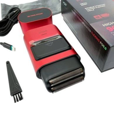 Электробритва аккумуляторная с двойным лезвием 2000mAh VGR V-307 RED Красная
