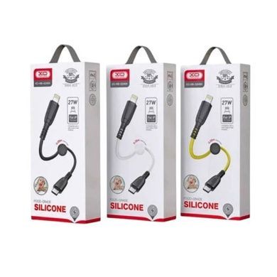 Кабель XO NB247 Suluo Series Portable Silicone 6A Type-c Data Cable L=25cm Черный