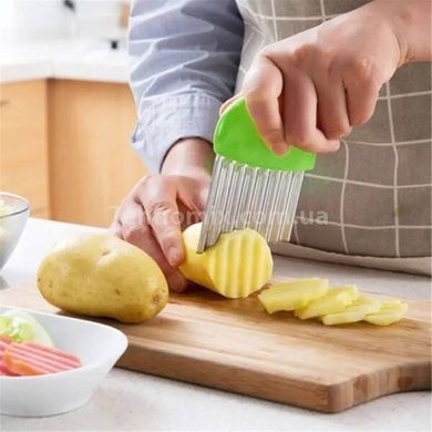 Слайсер из нержавеющий стали для продуктов Зеленый