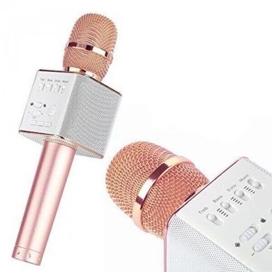Караоке-микрофон Q9 rose-gold