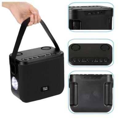 Колонка Bluetooth з функцією speakerphone з радіо та 2 мікрофонами TG545DK-GRAFFITI Чорна