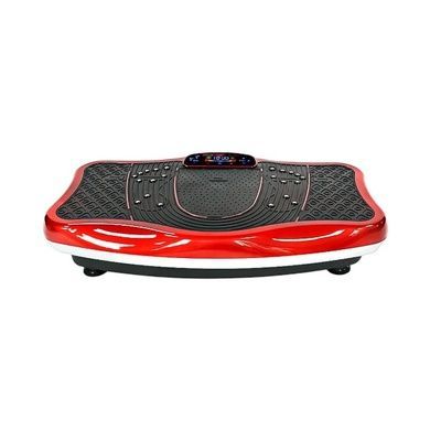 Тренажер віброплатформа для занять спортом та зниження ваги Sokany TS-5539P Червона з чорним